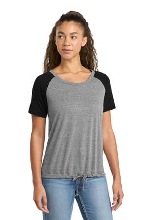 New Era LNEA133 New Era Women's Tri-Blend Performance Cinch Tee