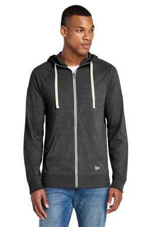 New Era NEA122 New Era Sueded Cotton Blend Full-Zip Hoodie