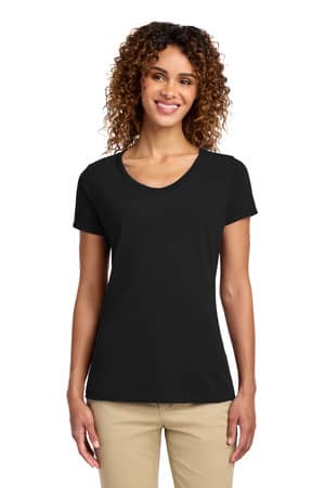 Port & Co LPC450V Port & Co Women's Fan Favorite V-Neck Tee