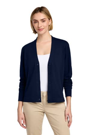 Brooks Brothers BB18405 Brooks Brothers Women's Cotton Stretch Cardigan Sweater