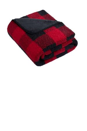 Port Authority BP48 Port Authority Double-Sided Sherpa/Plush Blanket