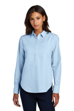 Mercer+Mettle MM2003 Mercer+Mettle Women's Long Sleeve Modern Oxford Shirt