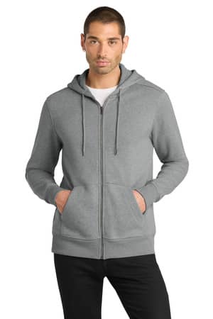 District DT1103 District Perfect Weight Fleece Full-Zip Hoodie