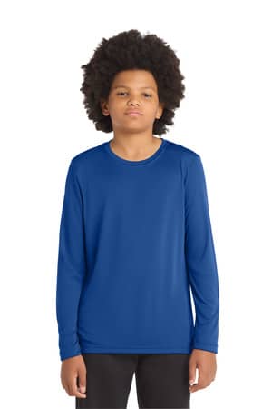 Sport-Tek YST420LS Sport-Tek Youth Posi-UV Pro Long Sleeve Tee
