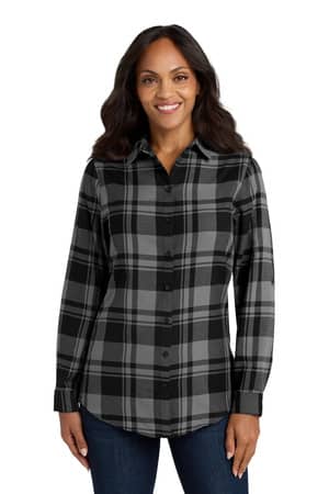 Port Authority LW668 Port Authority Women's Plaid Flannel Tunic