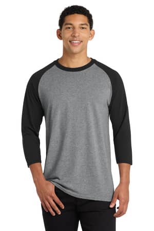 Port & Co PC55RS Port & Co Core Blend 3/4-Sleeve Raglan Tee