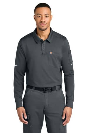 Carhartt CTC16129 Carhartt FLD & RSCU Long Sleeve Polo