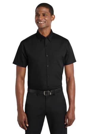 Port Authority W101 Port Authority Short Sleeve Carefree Poplin Shirt