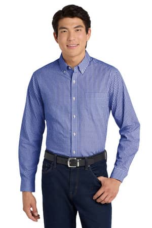 Port Authority W644 Port Authority Broadcloth Gingham Easy Care Shirt